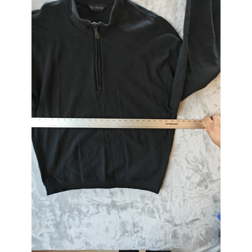 Scott Barber Black Heavyweight Cotton Long Sleeve Shirt Men's XXL - Picture 2 of 6